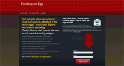 Desktop Screenshot of cookinganegg.com